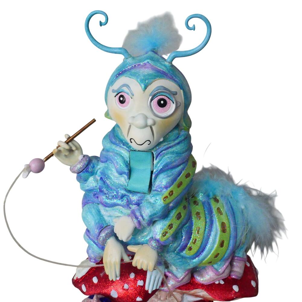 NEW Kurt Adler 15-inch Hollywood Caterpillar Nutcracker Alice in Wonderland - Picture 2 of 16